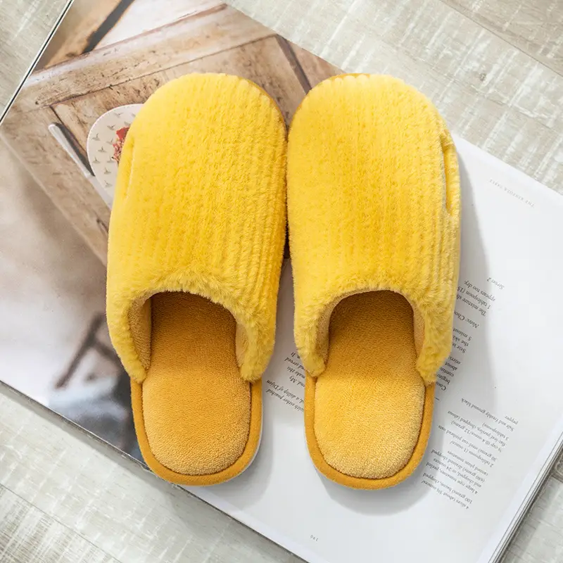 Cixi Cotton Slippers for Women Autumn and Winter Couple Home Indoor Moon Warm Non-slip Plush Home Cotton Slippers for Men - Image 9