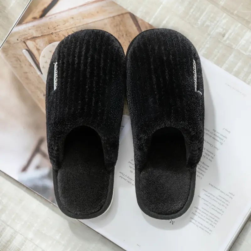 Cixi Cotton Slippers for Women Autumn and Winter Couple Home Indoor Moon Warm Non-slip Plush Home Cotton Slippers for Men - Image 6