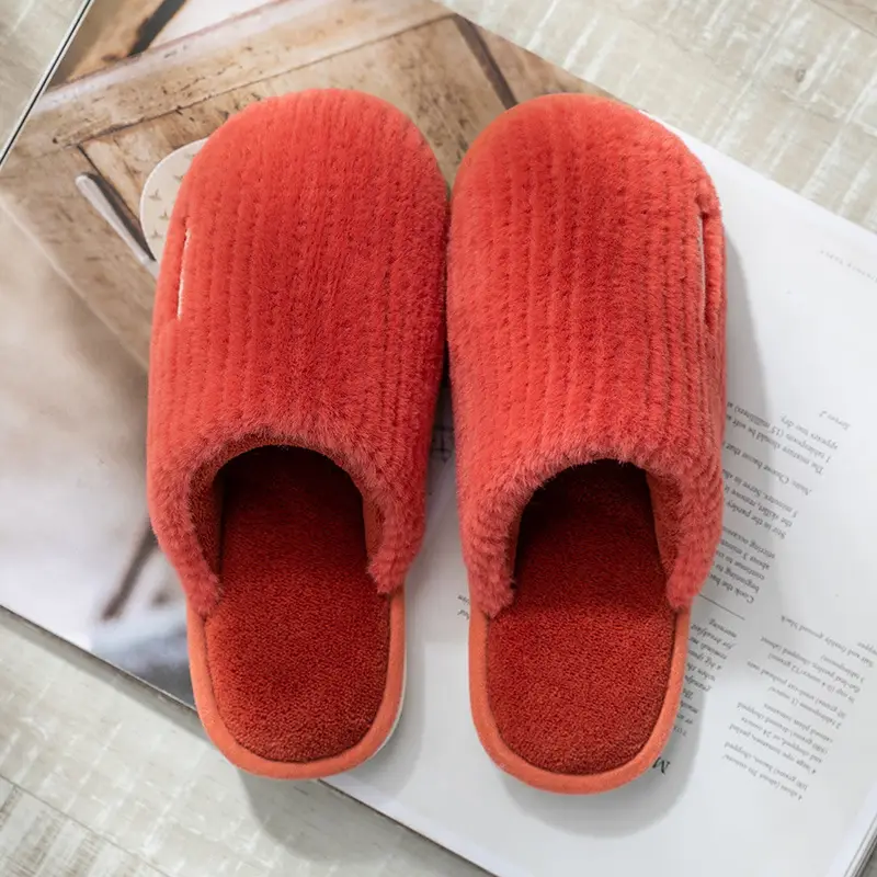 Cixi Cotton Slippers for Women Autumn and Winter Couple Home Indoor Moon Warm Non-slip Plush Home Cotton Slippers for Men - Image 8