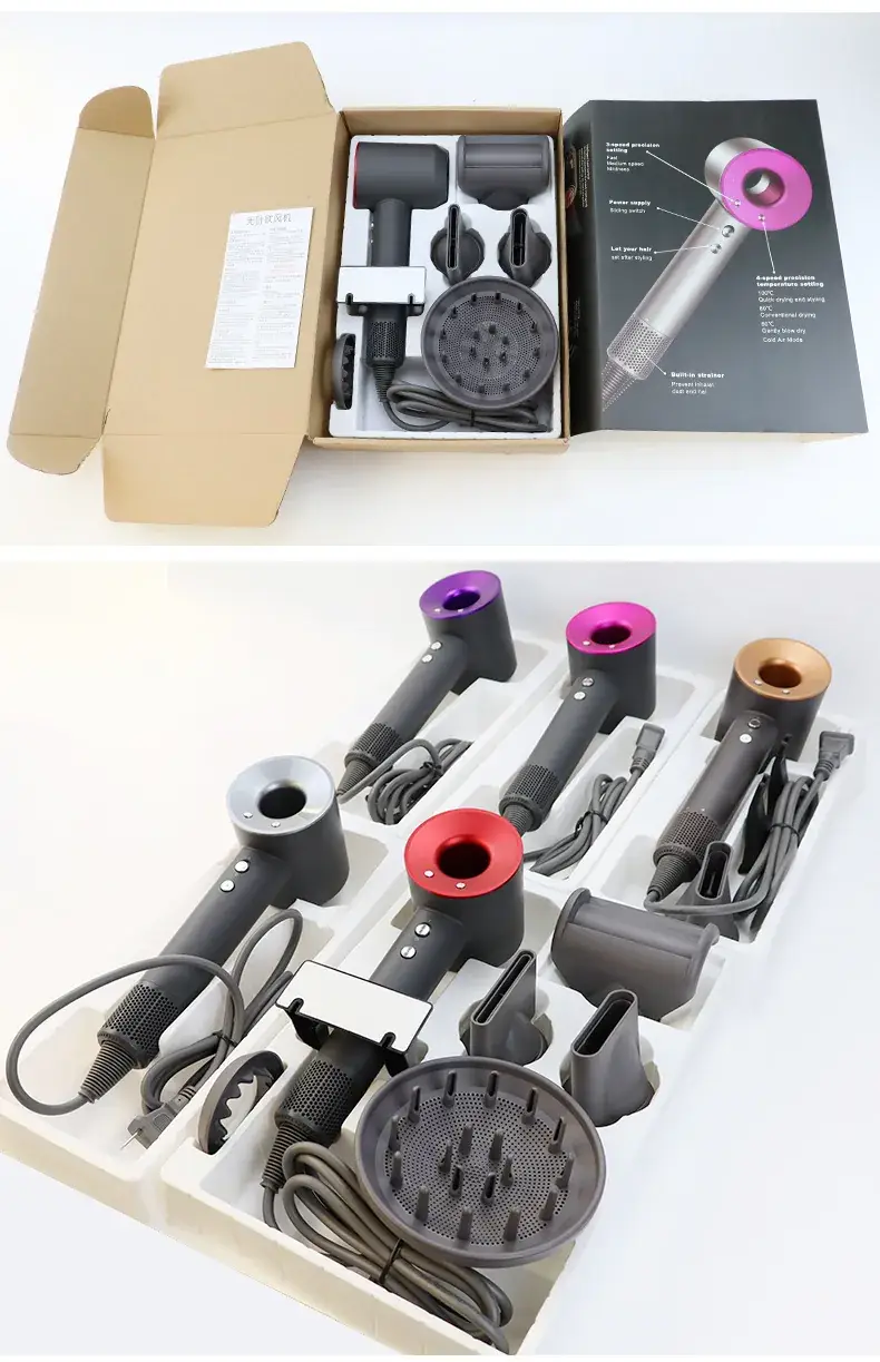 Leadless Hair Dryer with Colorful Tips — feature 14