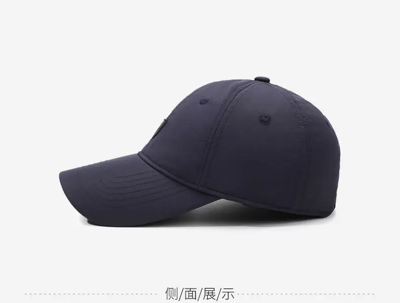 Winter Fleece Baseball Cap Navy Blue Waterproof Sports — feature 10