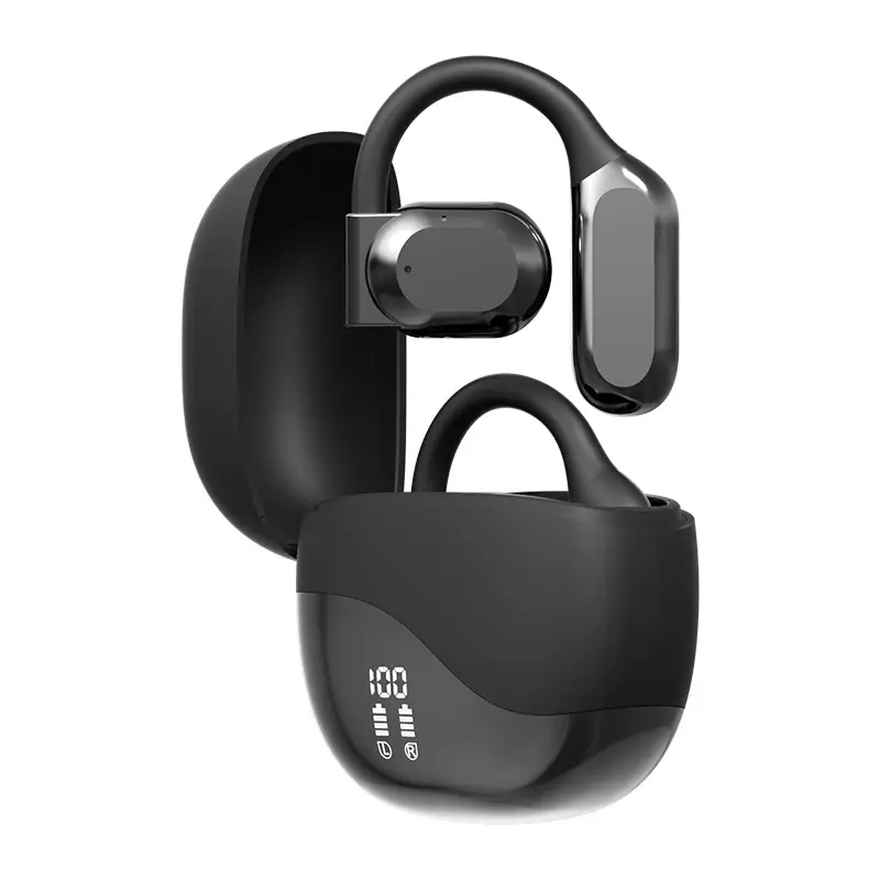 Cross-Border Smart Translation Earphones for Travel and Meetings M62 Bluetooth Earphones with Ear Hook Ows Ultra-Long Battery Life Universal
