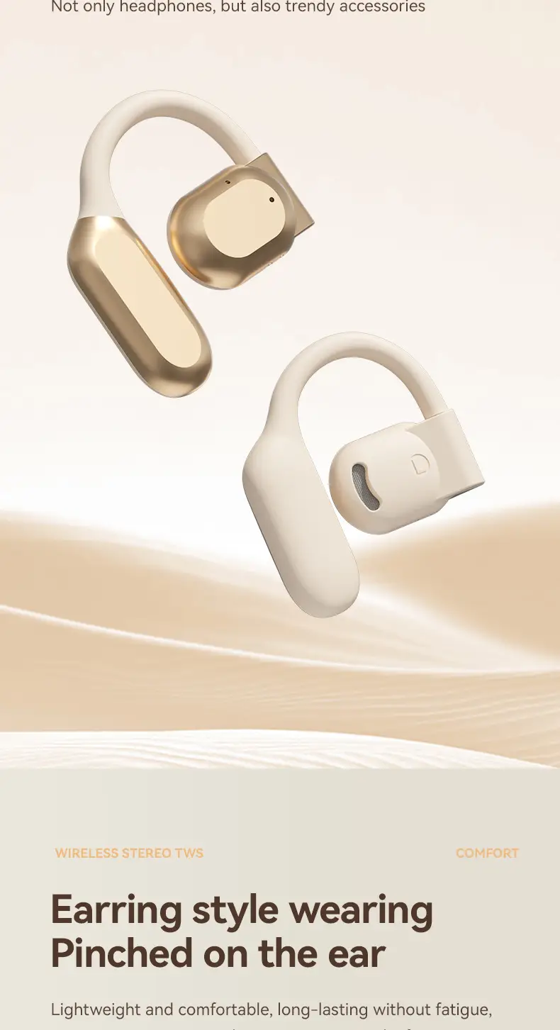 Cross-Border Smart Translation Earphones for Travel and Meetings M62 Bluetooth Earphones with Ear Hook Ows Ultra-Long Battery Life Universal — feature 3