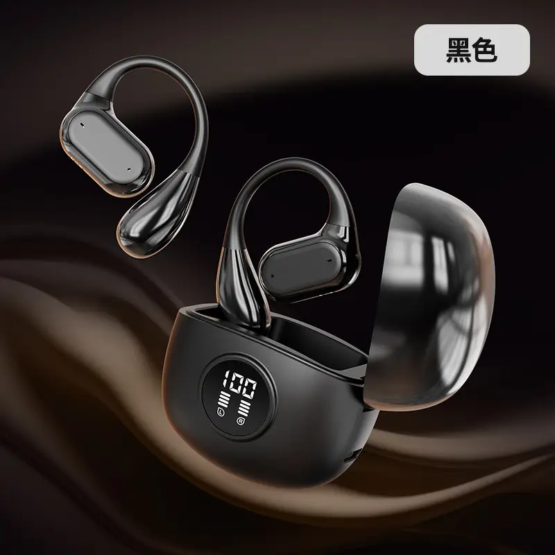 Cross-Border Smart Translation Earphones for Travel and Meetings M62 Bluetooth Earphones with Ear Hook Ows Ultra-Long Battery Life Universal