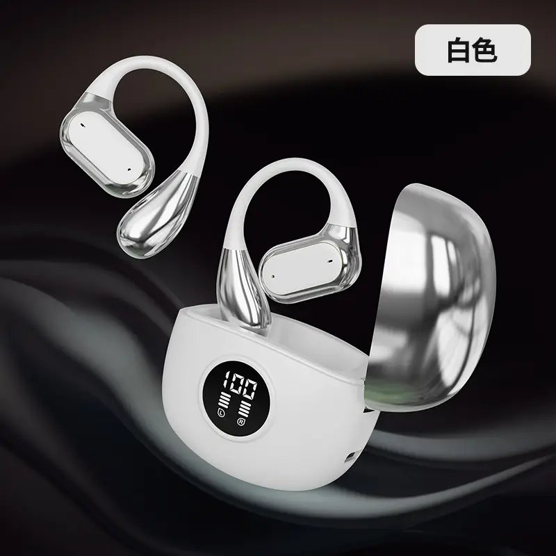 Cross-Border Smart Translation Earphones for Travel and Meetings M62 Bluetooth Earphones with Ear Hook Ows Ultra-Long Battery Life Universal