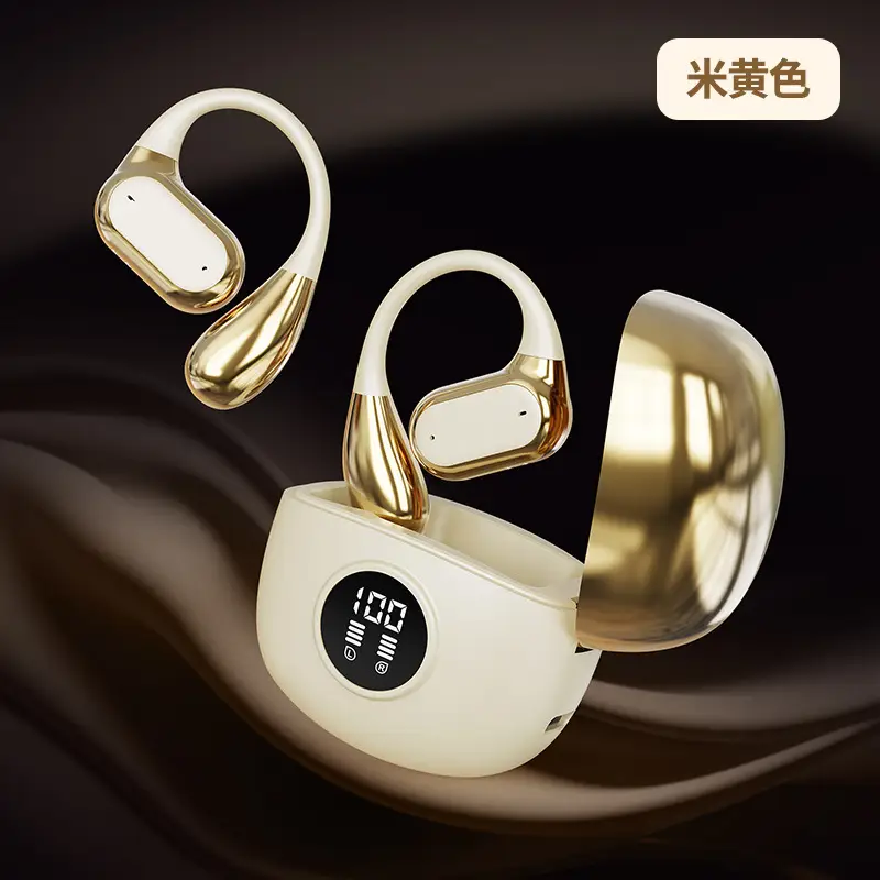 Cross-Border Smart Translation Earphones for Travel and Meetings M62 Bluetooth Earphones with Ear Hook Ows Ultra-Long Battery Life Universal