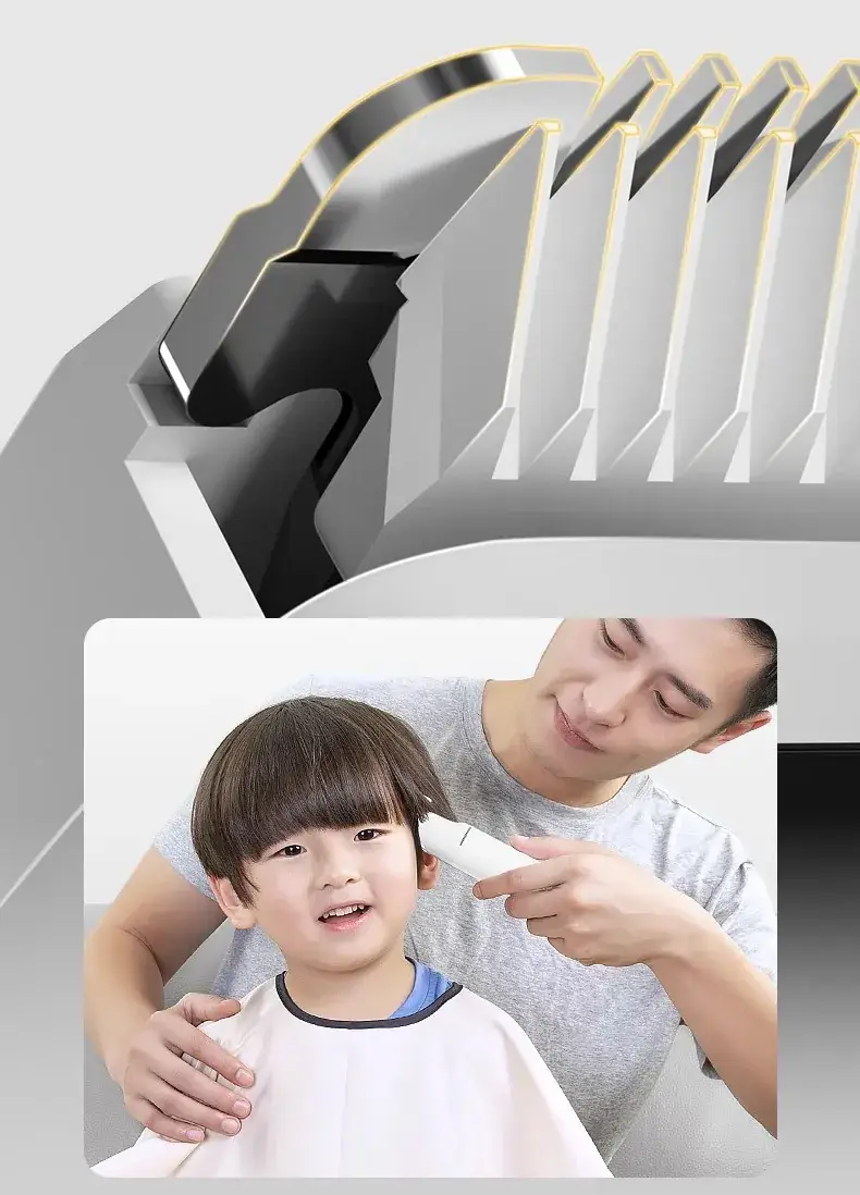 Men's Black Electric Hair Clipper with R-Sharp Blade — feature 12