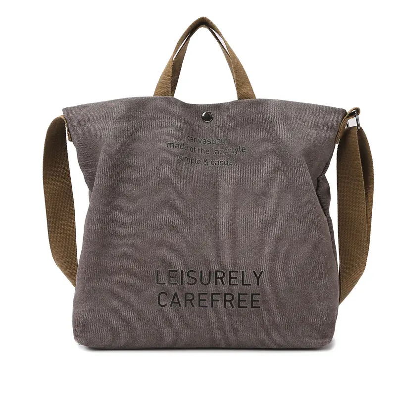 Women Canvas Shoulder Bag Large Capacity Casual Japanese Style - Image 11