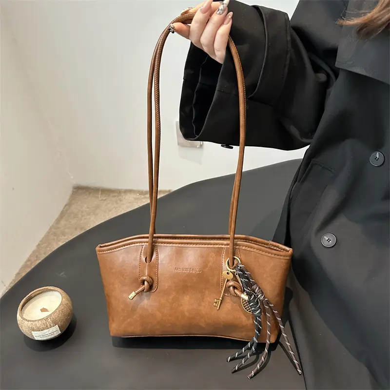 Women's Cross-Border Textured Shoulder Bag Large Capacity - Image 9