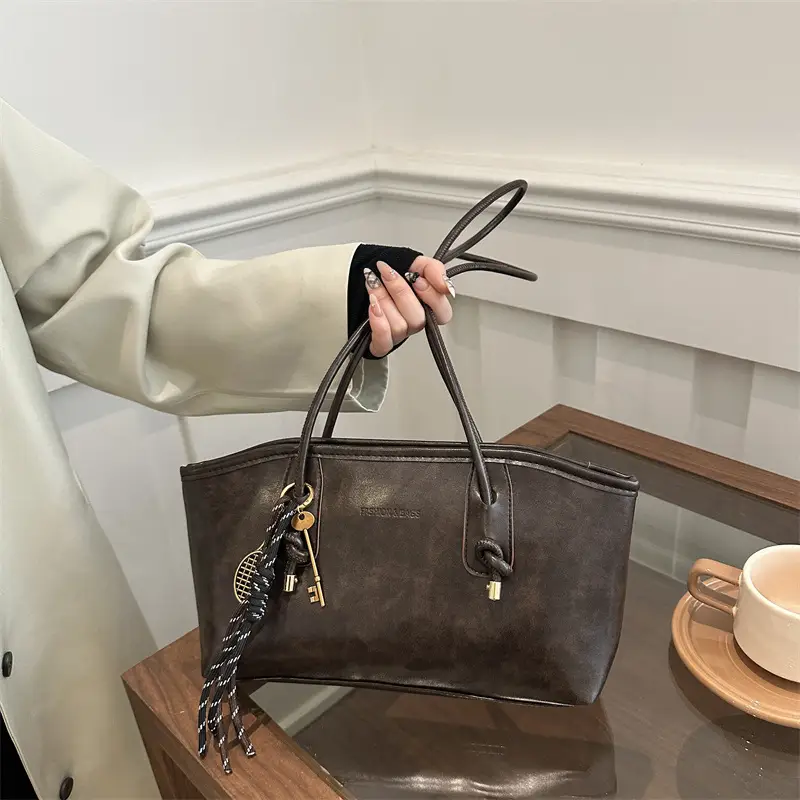 Women's Cross-Border Textured Shoulder Bag Large Capacity - Image 12