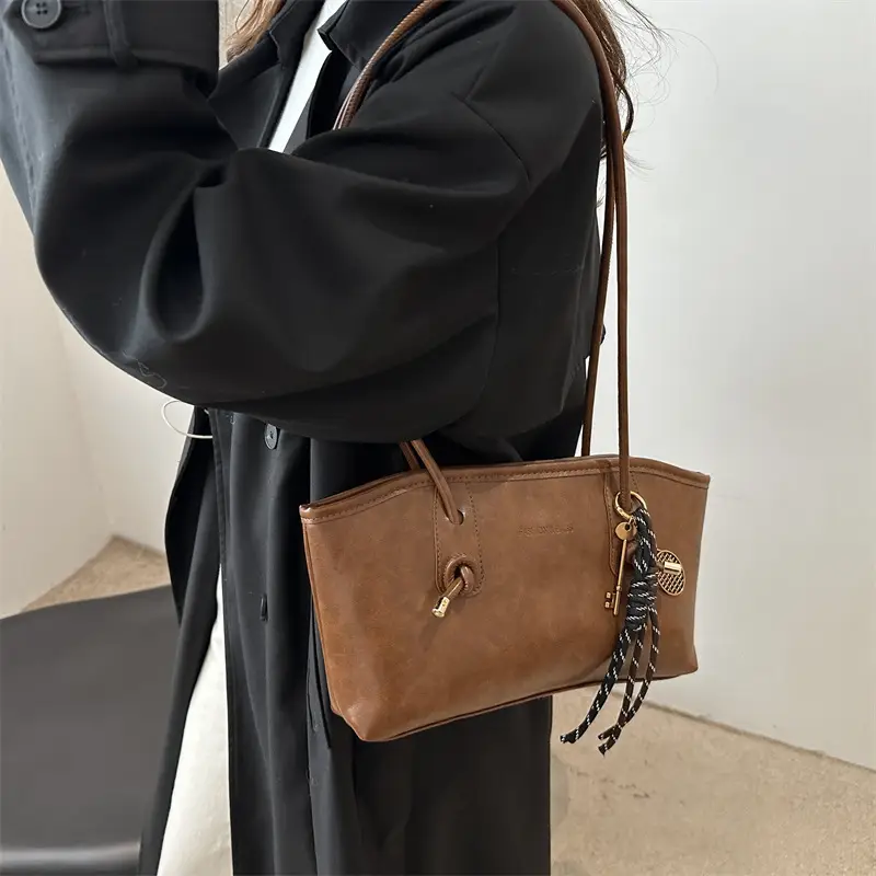 Women's Cross-Border Textured Shoulder Bag Large Capacity — feature 2