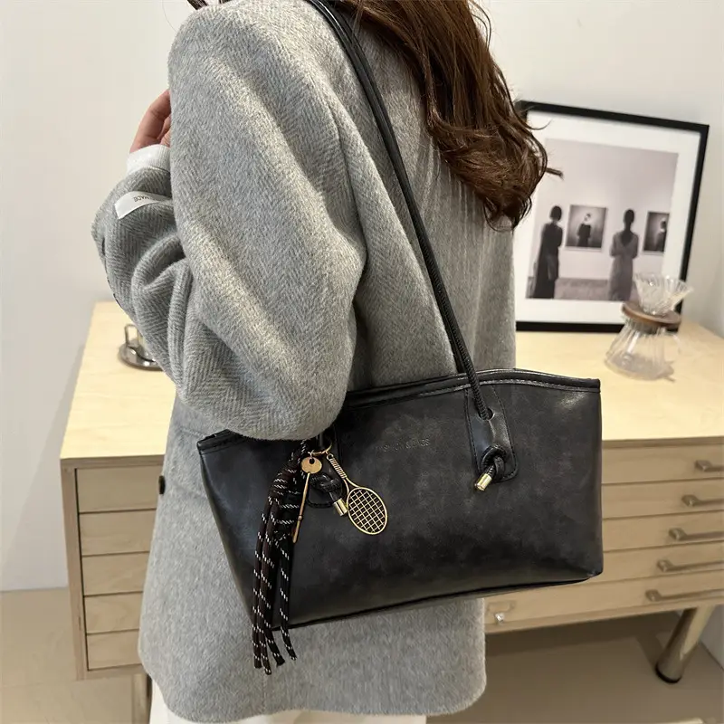 Women's Cross-Border Textured Shoulder Bag Large Capacity — feature 33