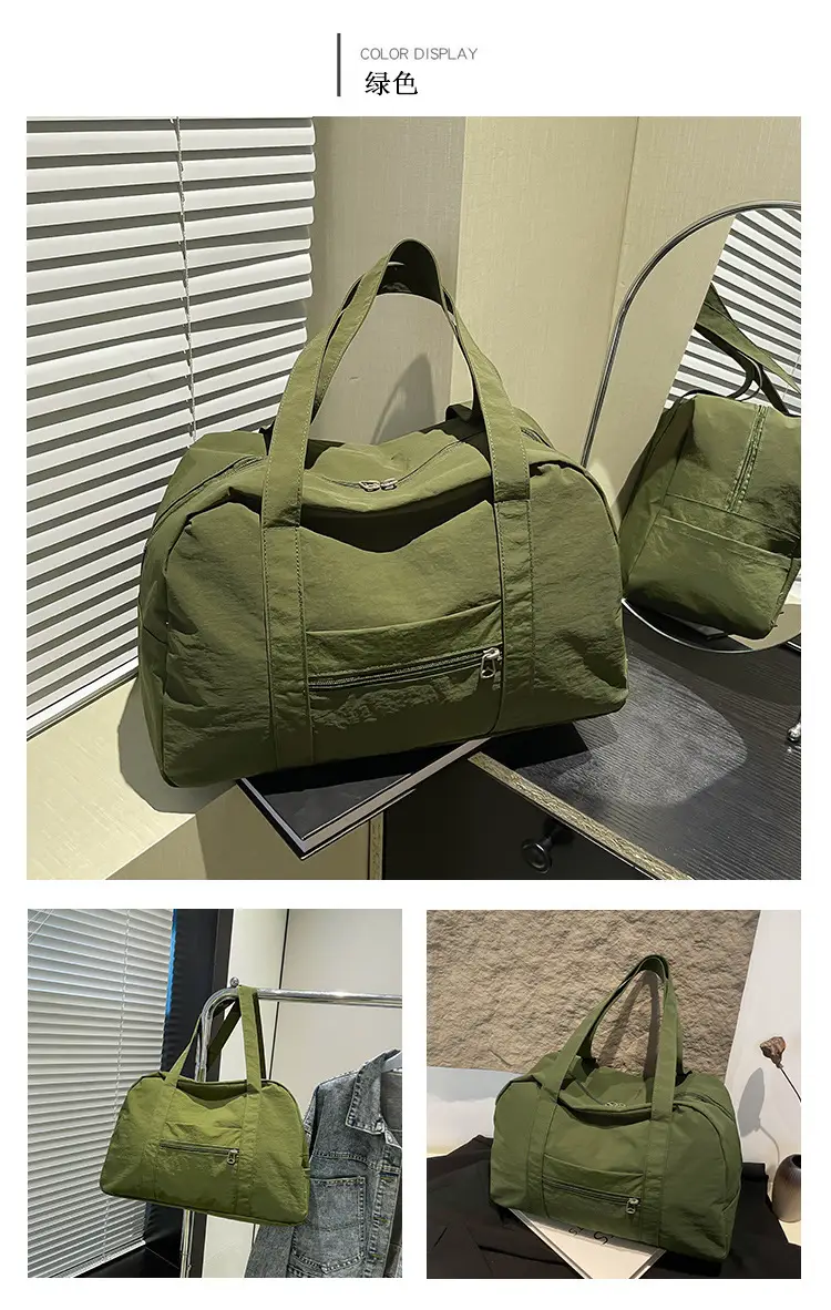 2026 Green Nylon Travel Shoulder Bag Large Capacity — feature 12