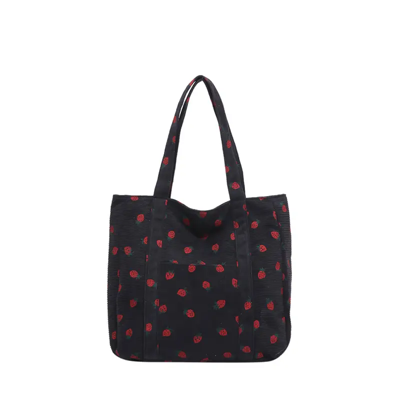 Strawberry Printed Shoulder Bag Women 2024 Casual - Image 9