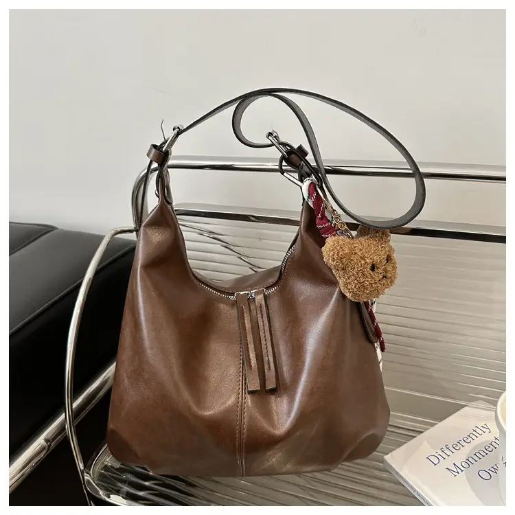 Women's Black Leather Shoulder Crossbody Bag 2024 — feature 21