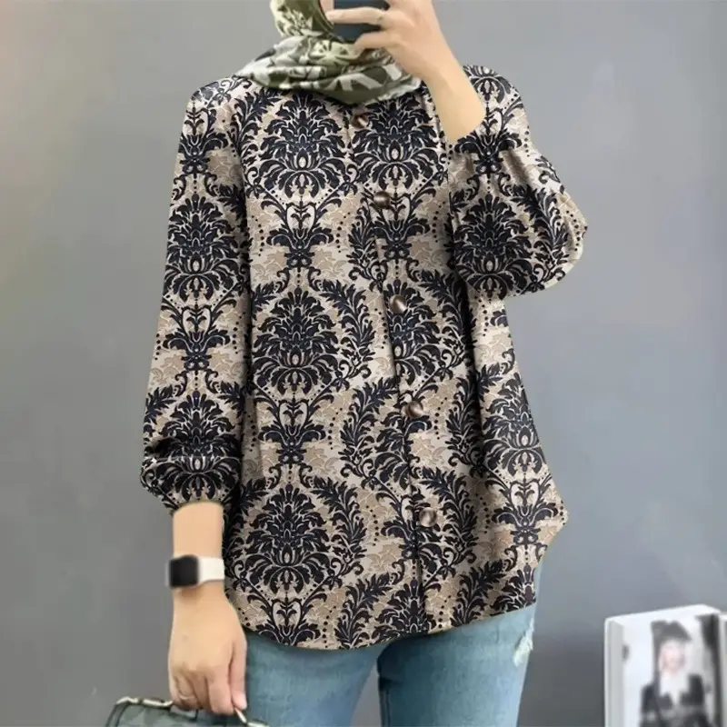 Women Muslim Floral Puff Sleeves 2025 — feature 4