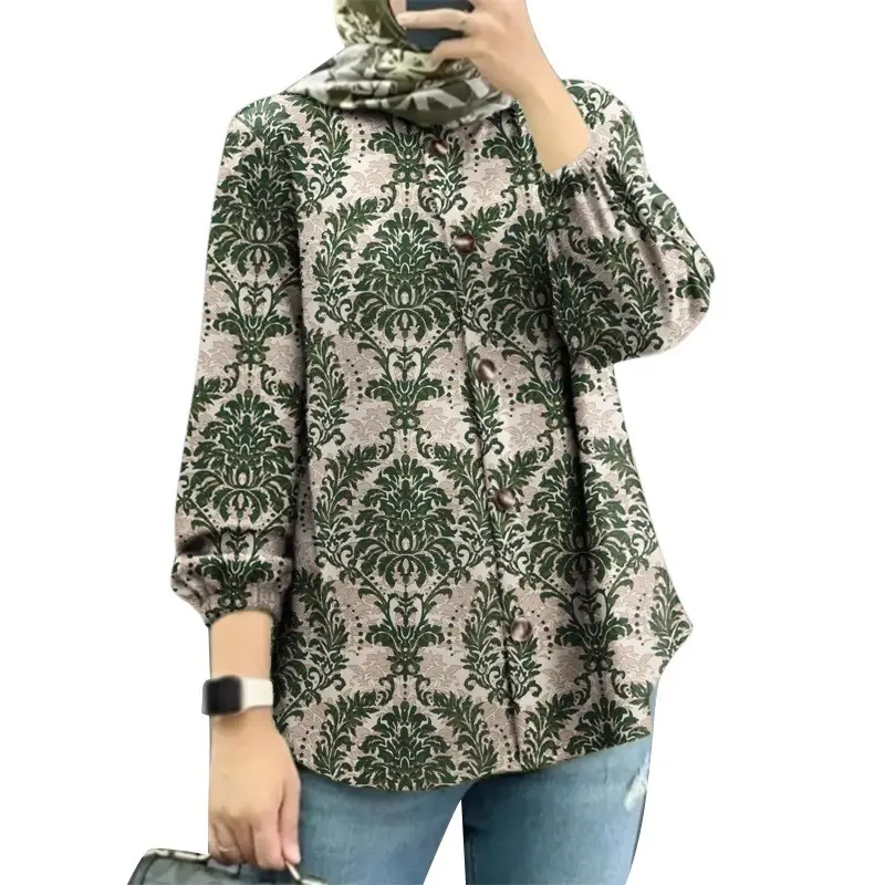 Women Muslim Floral Puff Sleeves 2025 — feature 6