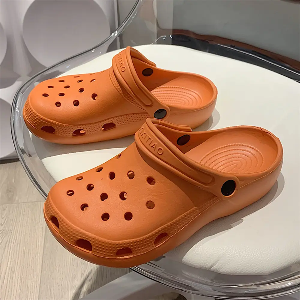 Cute White Hole Crocs for Men Women Beach Slippers - Image 14