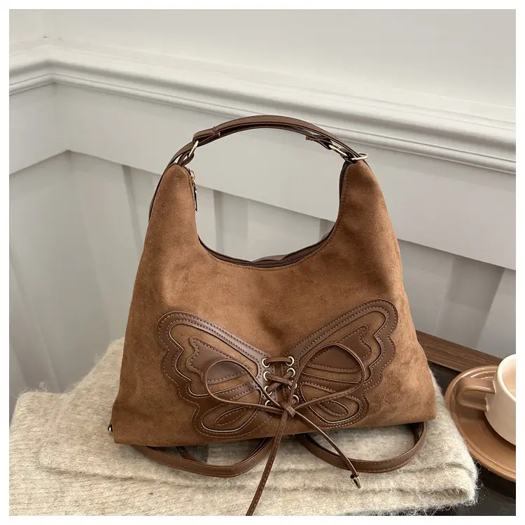 Black Bow Shoulder Bag for Women 2024 Winter — feature 21