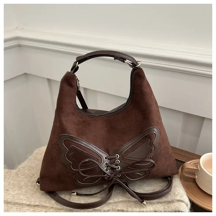 Black Bow Shoulder Bag for Women 2024 Winter — feature 23
