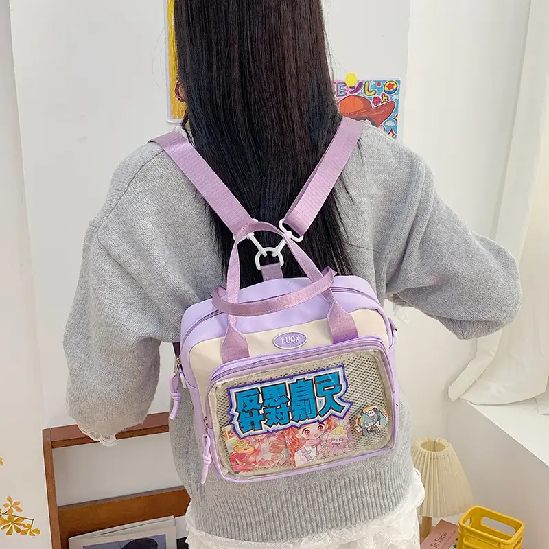 Cute Korean Transparent Shoulder Bag for Women - Image 7