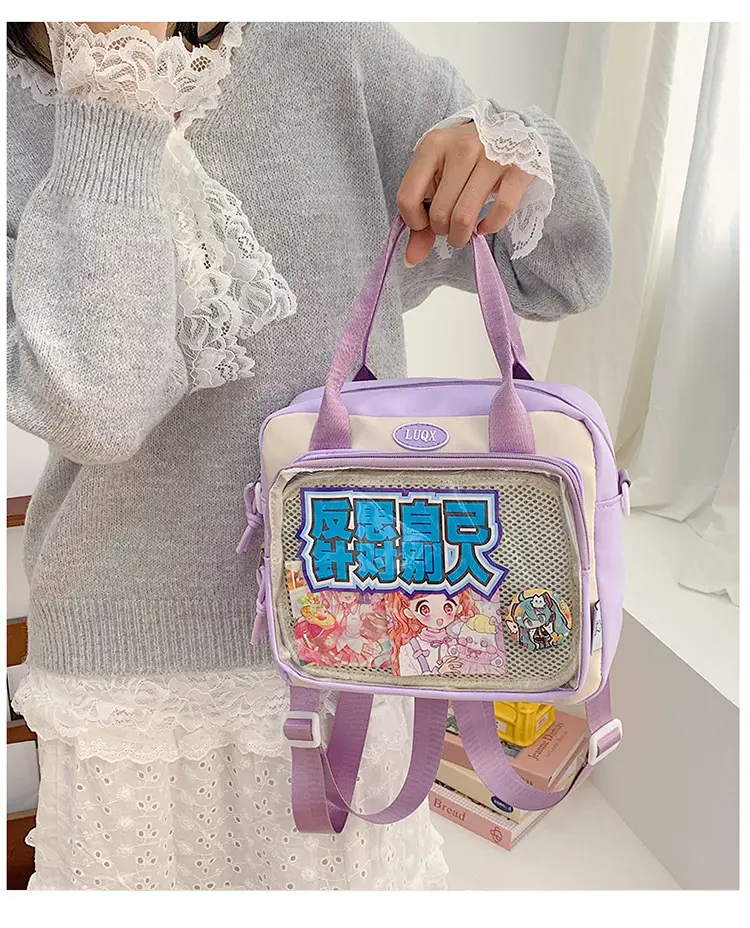 Cute Korean Transparent Shoulder Bag for Women — feature 1
