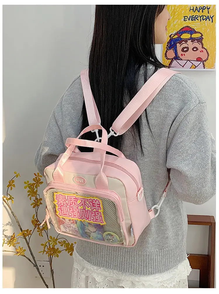 Cute Korean Transparent Shoulder Bag for Women — feature 19