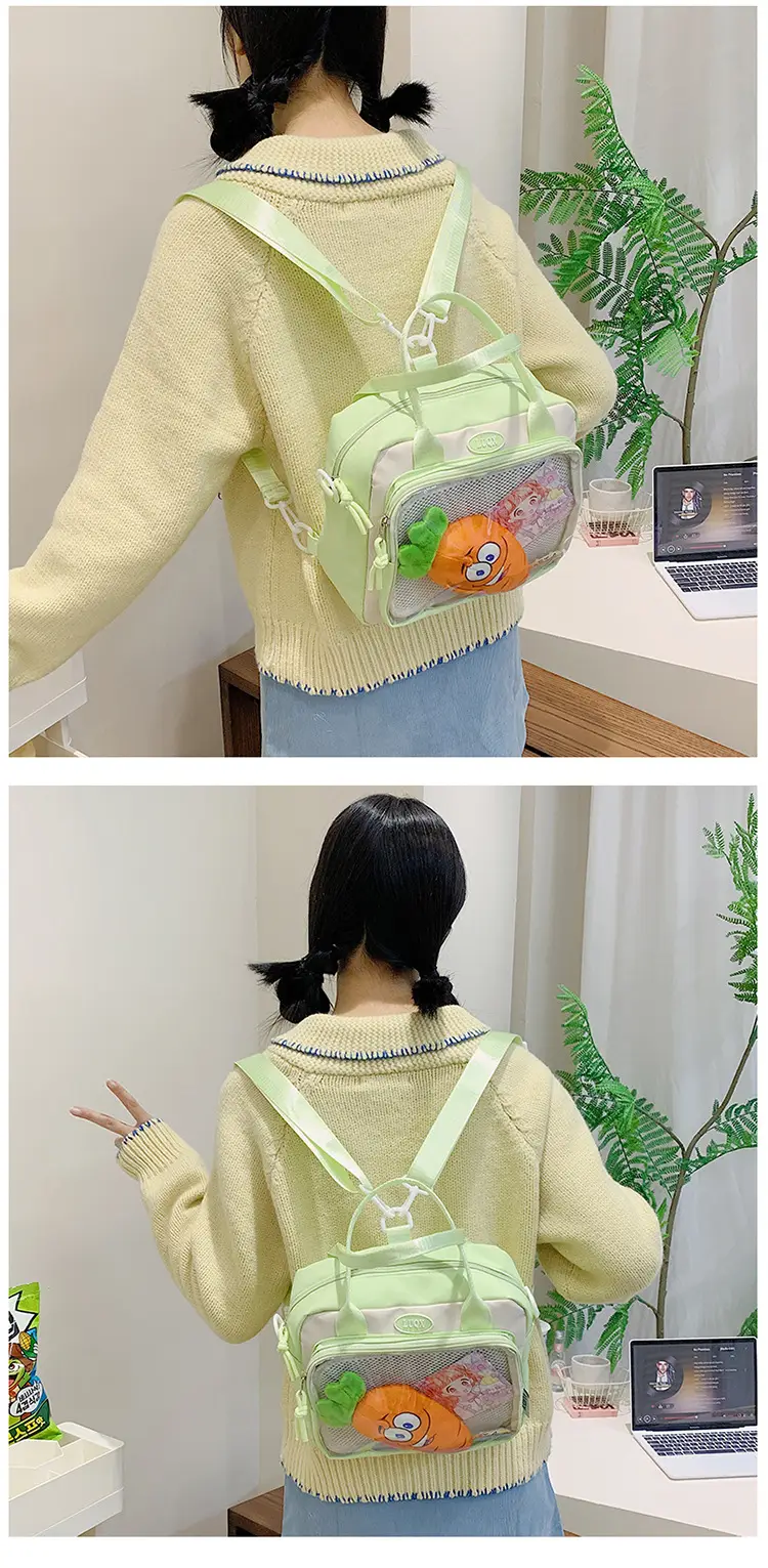 Cute Korean Transparent Shoulder Bag for Women — feature 22