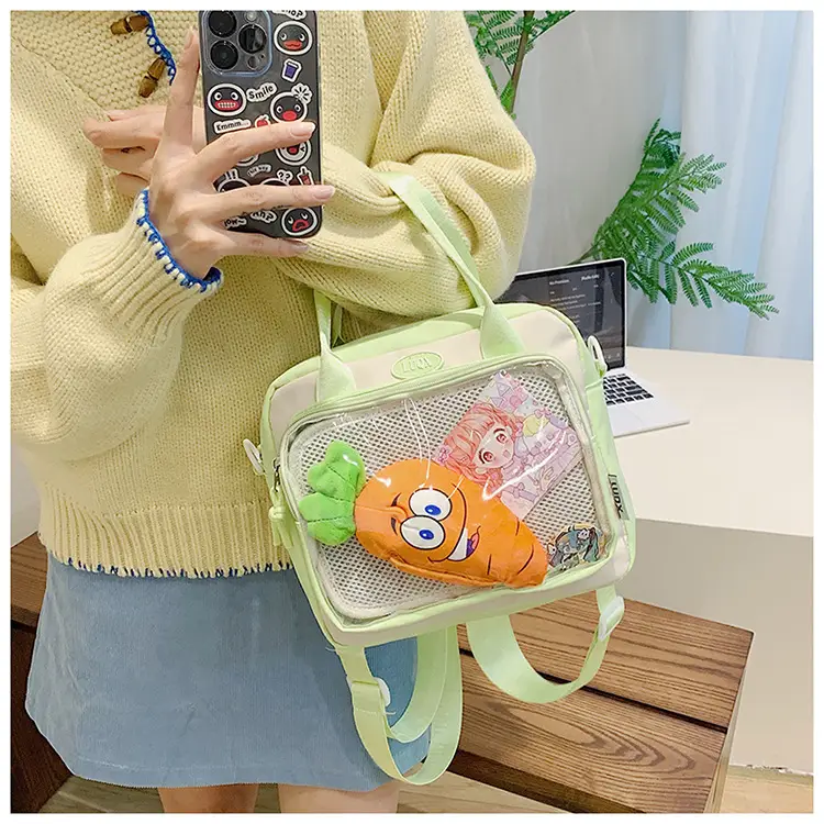 Cute Korean Transparent Shoulder Bag for Women — feature 24