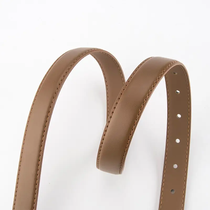 Pink Vintage L-shaped Buckle Belt for Women - Image 29