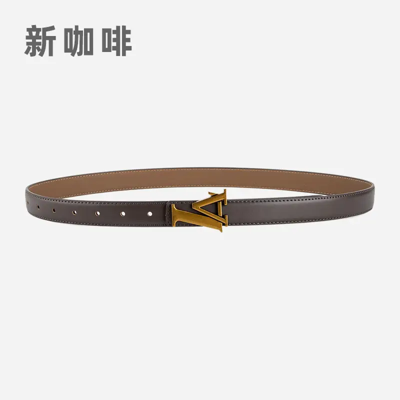 Pink Vintage L-shaped Buckle Belt for Women - Image 25