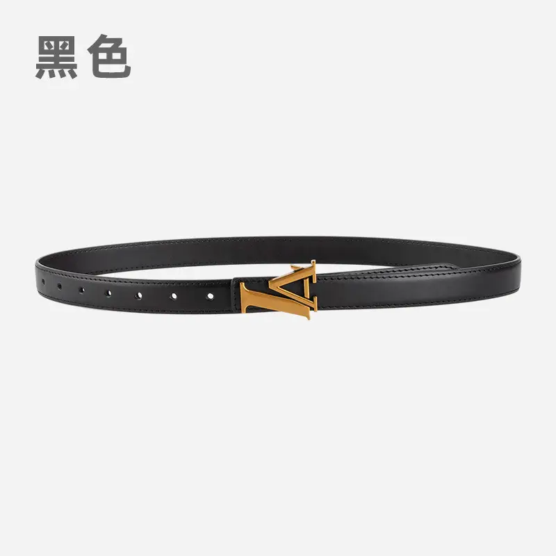 Pink Vintage L-shaped Buckle Belt for Women - Image 4
