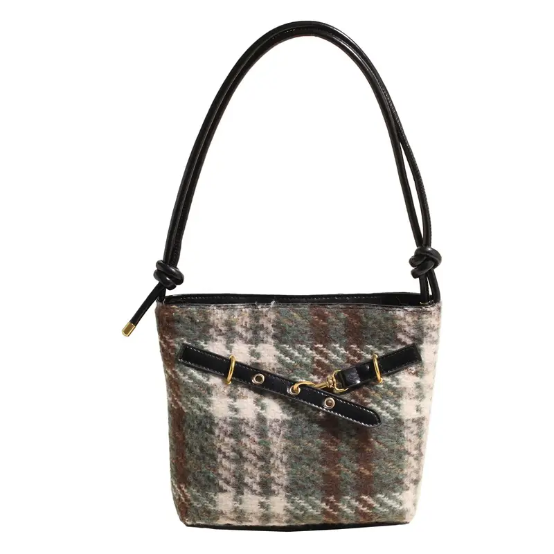 Buffalo Women's Bag 2024 New Arrival Retro Textile Crossbody - Image 9