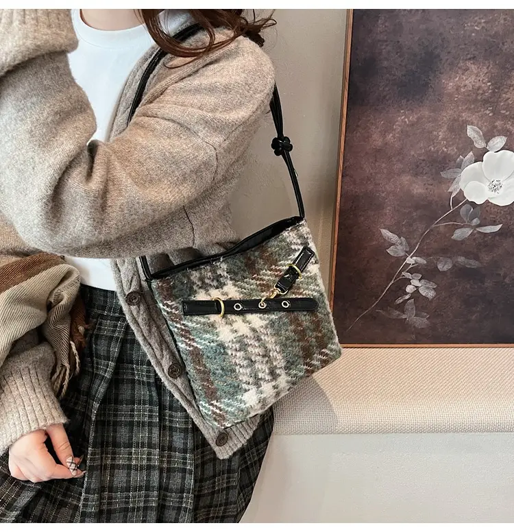 Buffalo Women's Bag 2024 New Arrival Retro Textile Crossbody — feature 13