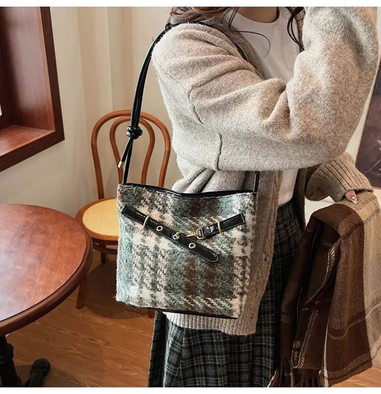 Buffalo Women's Bag 2024 New Arrival Retro Textile Crossbody — feature 16