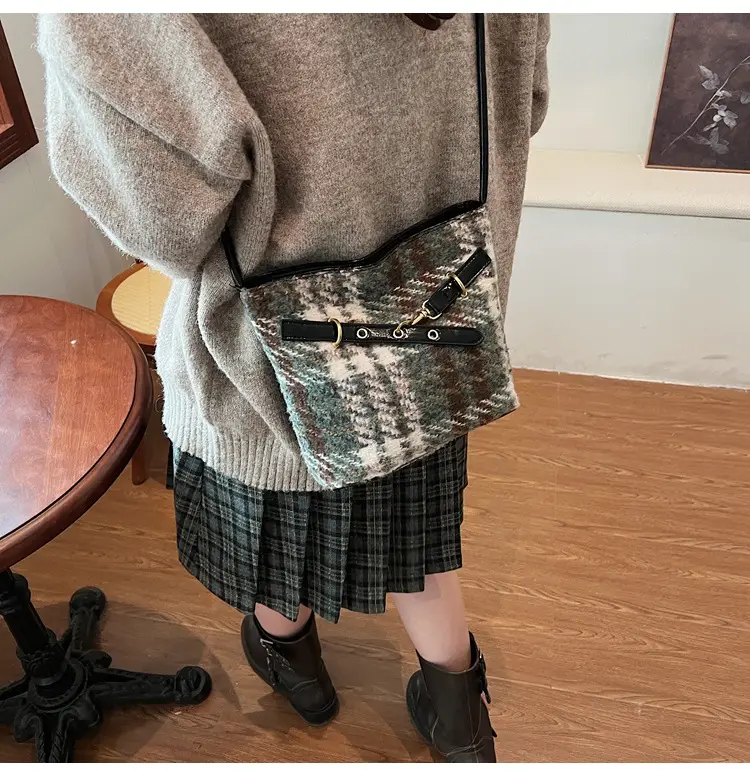 Buffalo Women's Bag 2024 New Arrival Retro Textile Crossbody — feature 18