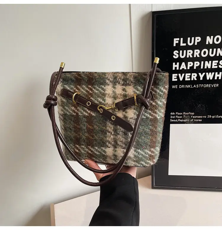 Buffalo Women's Bag 2024 New Arrival Retro Textile Crossbody — feature 24