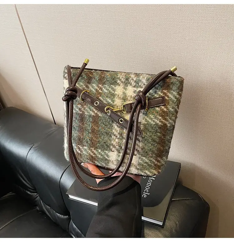 Buffalo Women's Bag 2024 New Arrival Retro Textile Crossbody — feature 29