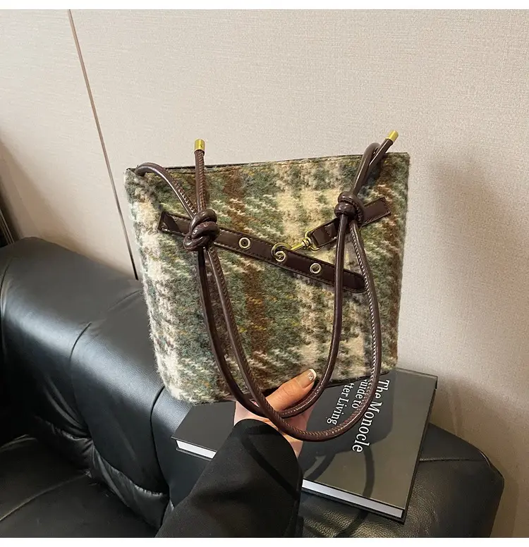 Buffalo Women's Bag 2024 New Arrival Retro Textile Crossbody — feature 30
