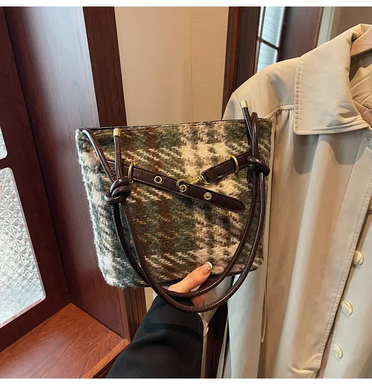 Buffalo Women's Bag 2024 New Arrival Retro Textile Crossbody — feature 36