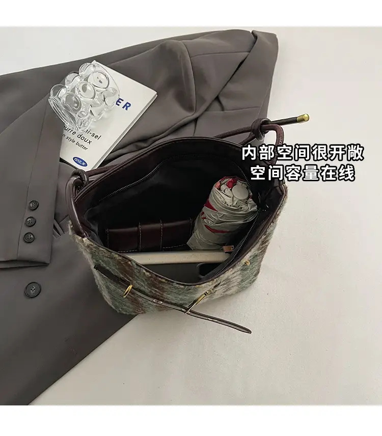 Buffalo Women's Bag 2024 New Arrival Retro Textile Crossbody — feature 6