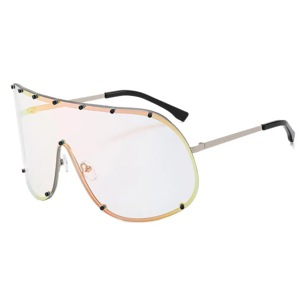 Liu Yifei Sunglasses UV400 Large Frame Black - Image 10