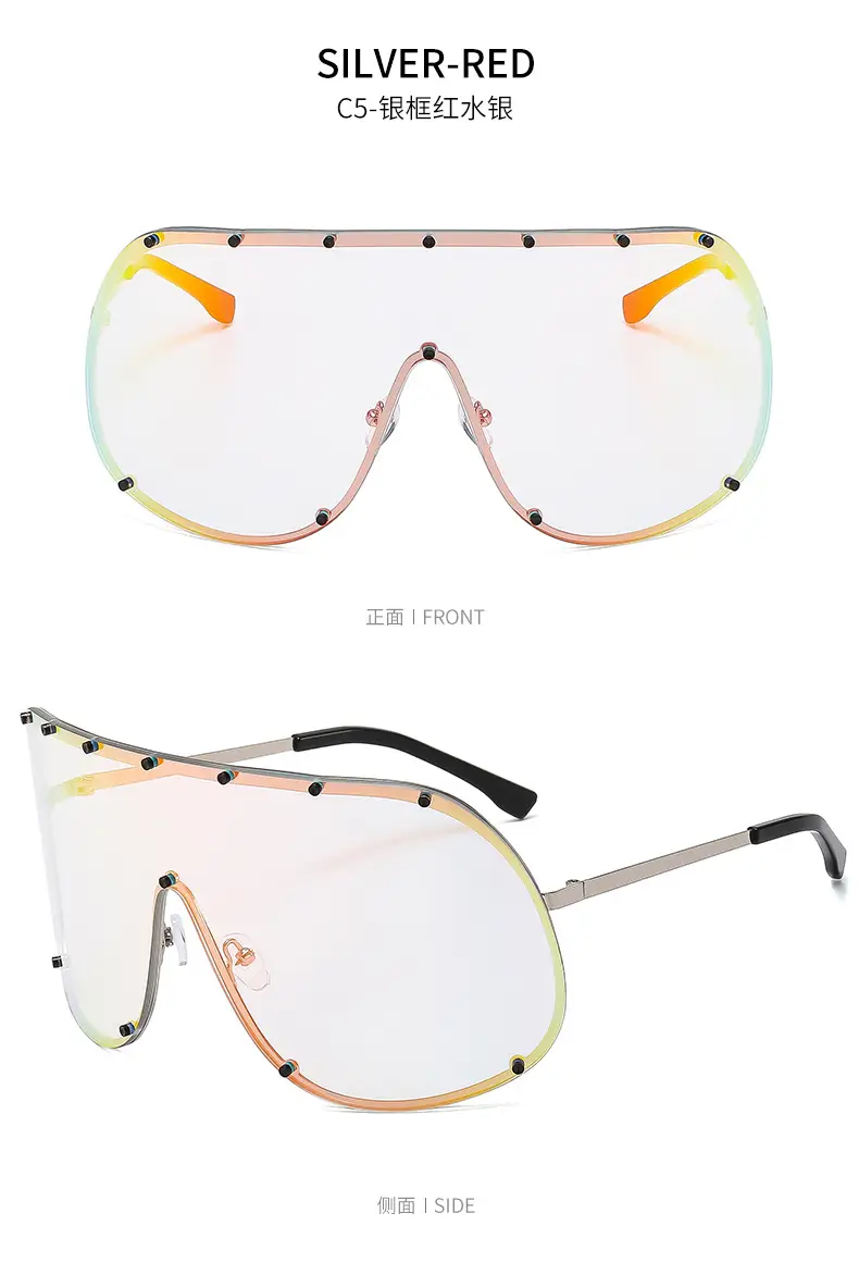 Liu Yifei Sunglasses UV400 Large Frame Black β feature 15