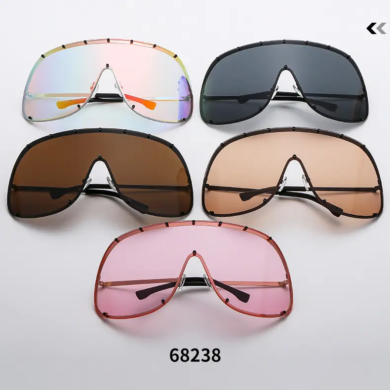 Liu Yifei Sunglasses UV400 Large Frame Black β feature 2