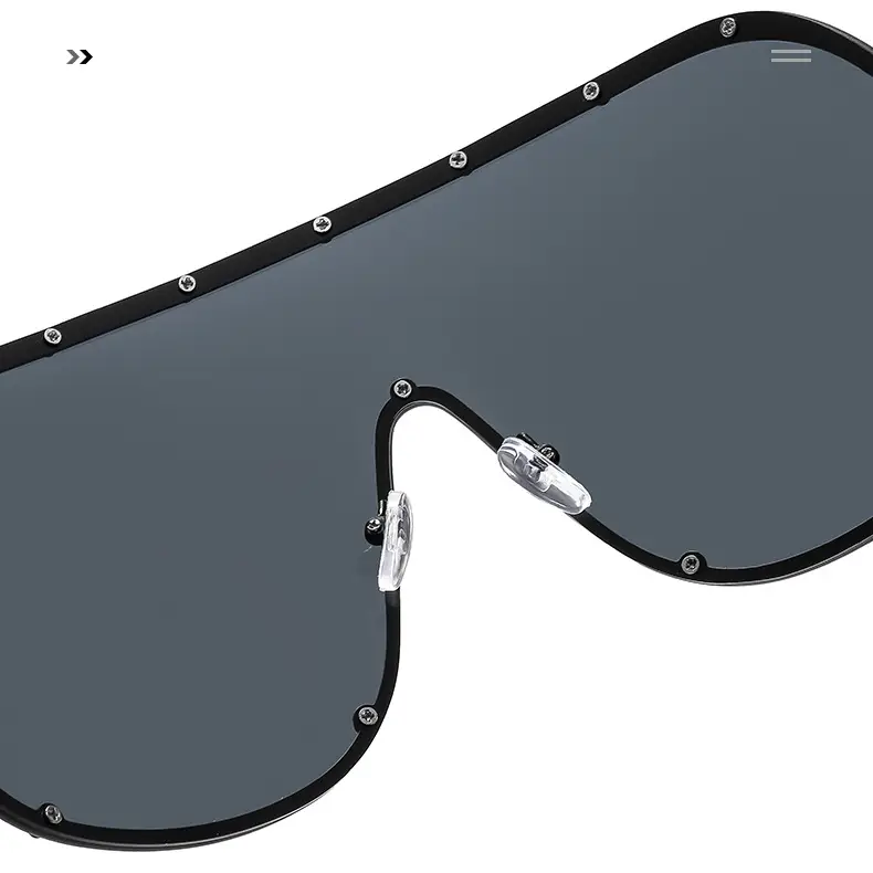 Liu Yifei Sunglasses UV400 Large Frame Black β feature 7