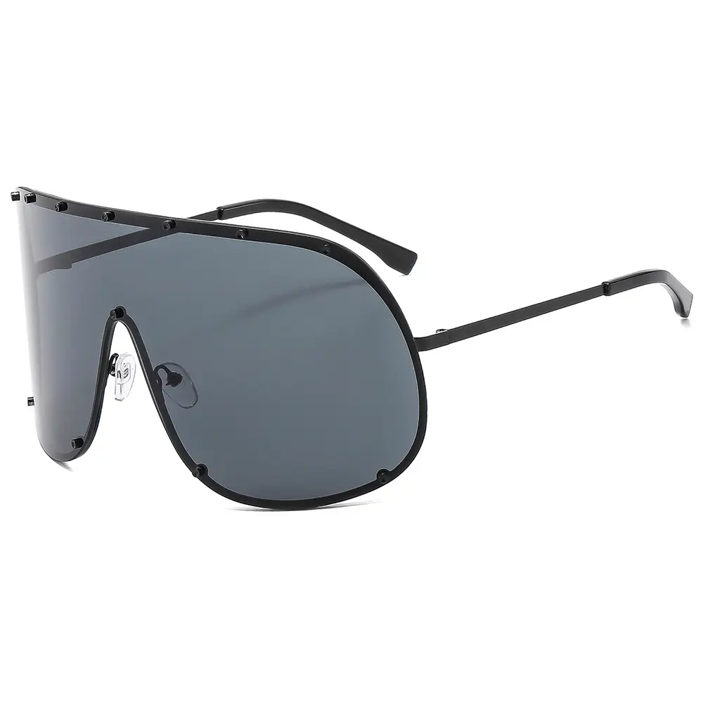 Liu Yifei Sunglasses UV400 Large Frame Black