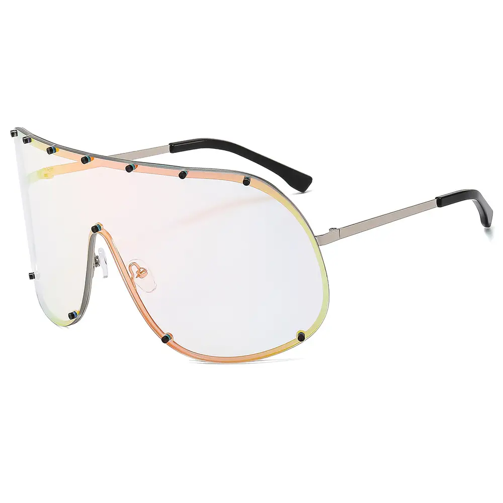 Liu Yifei Sunglasses UV400 Large Frame Black - Image 5