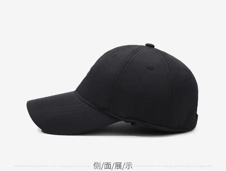 Winter Black Baseball Cap for Men Cold Proof Windproof — feature 10