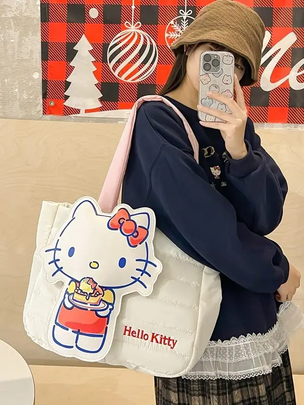 Cute Cartoon Rabbit Shoulder Bag Pink Large Capacity - Image 32