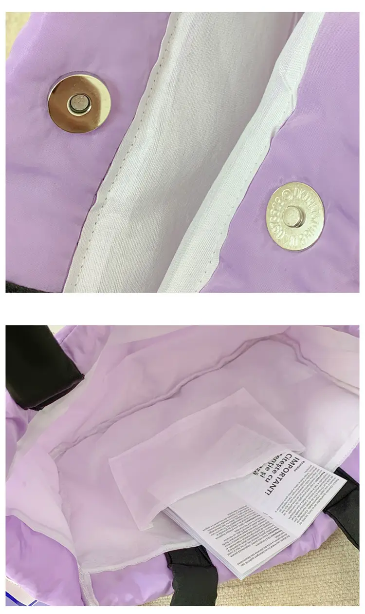 Cute Cartoon Rabbit Shoulder Bag Pink Large Capacity — feature 13